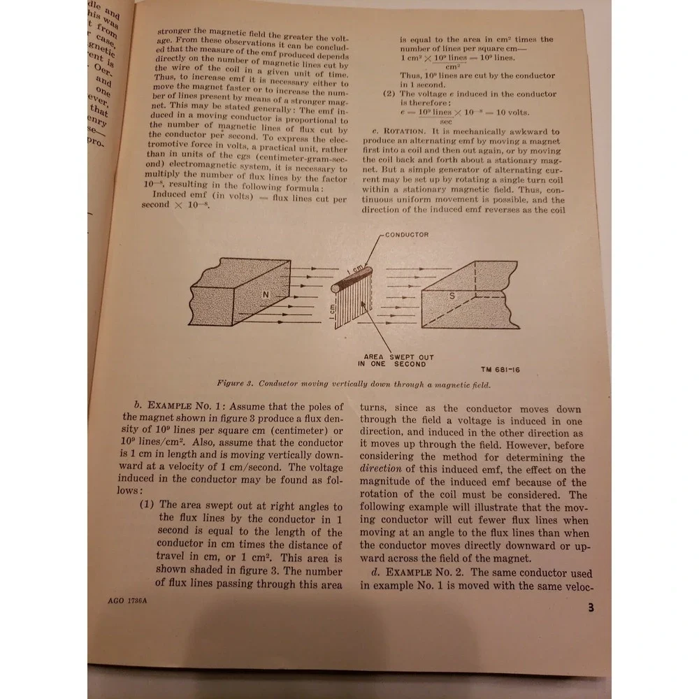 Vintage Department of the Army 1951 Technical Manual TM11-681 Electrical